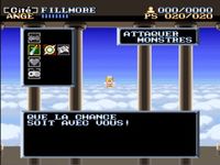 une photo d'Ã©cran de ActRaiser sur Nintendo Super Nes